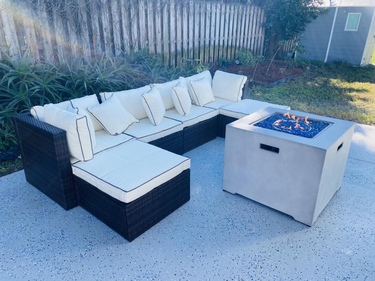 3 Bed 2 Ba Wifi Kitchen Walk To Beach Firepit Daytona Beach Bagian luar foto